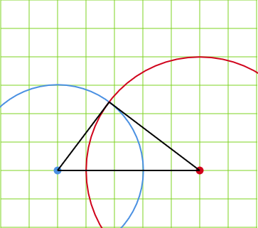 三角形の作図１の答え