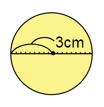 複雑な円の面積の求め方1-2